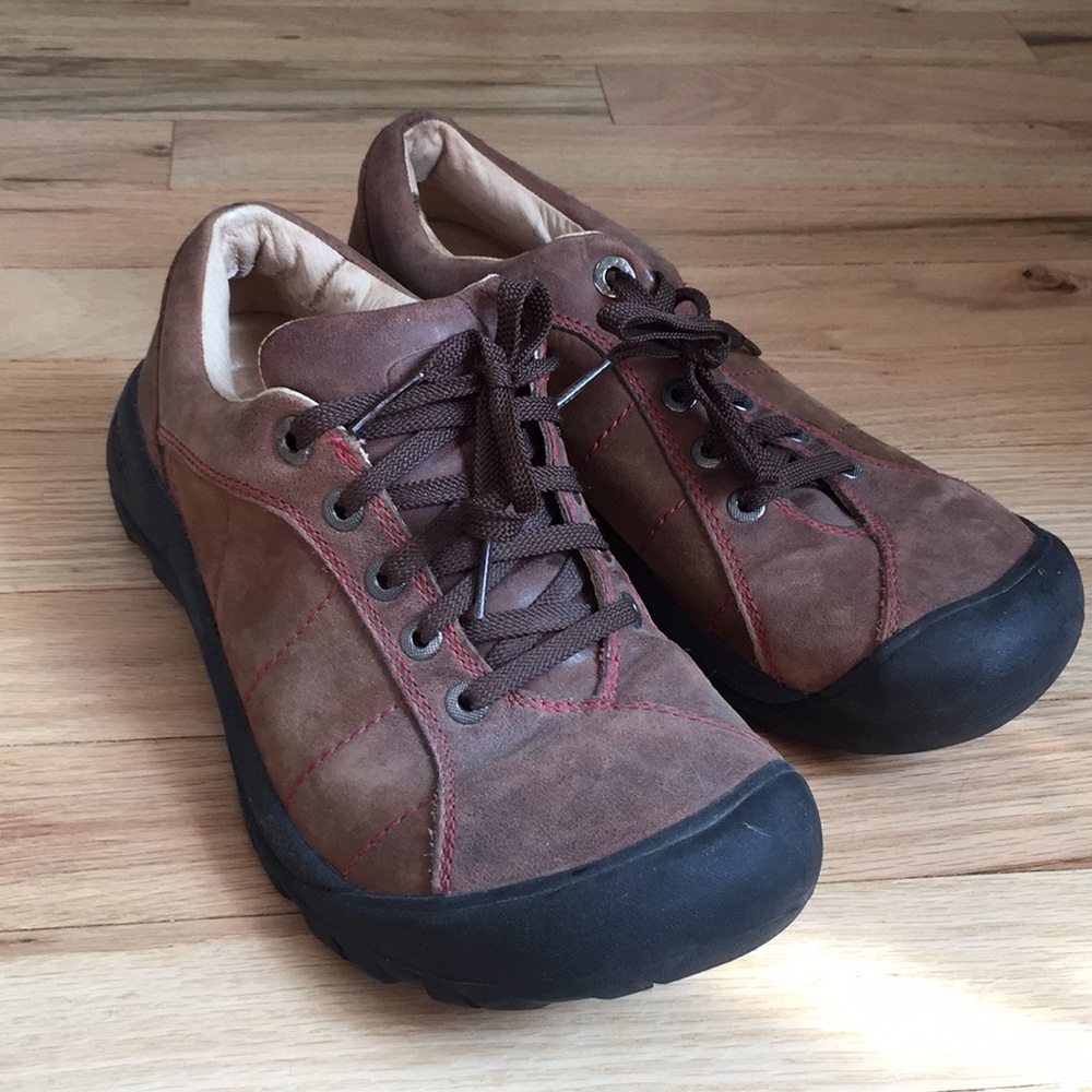 Keen Brown Leather Lace-Up Winter/Rain Shoes